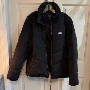 Vans Classic Black Puffer Coat